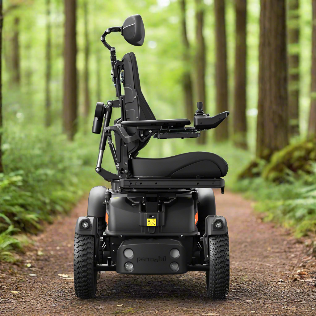 Permobil X850 Corpus all terrain powerchair from Beyond Mobility 