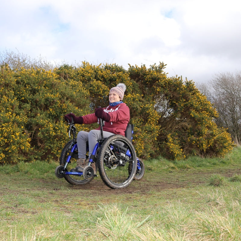 Mountain Trike eTrike all-terrain wheelchair from Beyond Mobility 